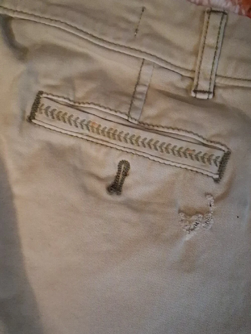 Pilcro Light Khaki Rolled-Hem Bermuda Shorts